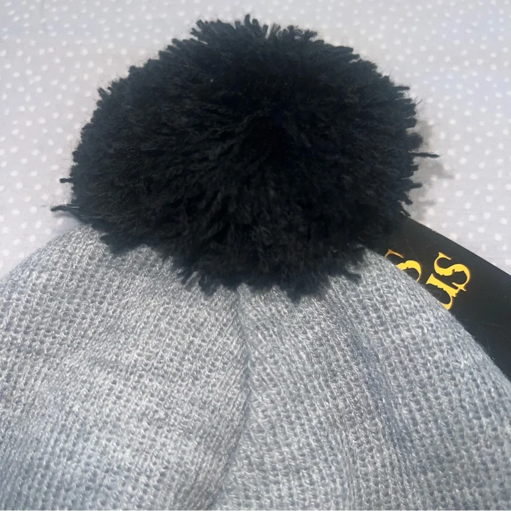 Disney Hocus Pocus Gray Cat Beanie with Pom Pom